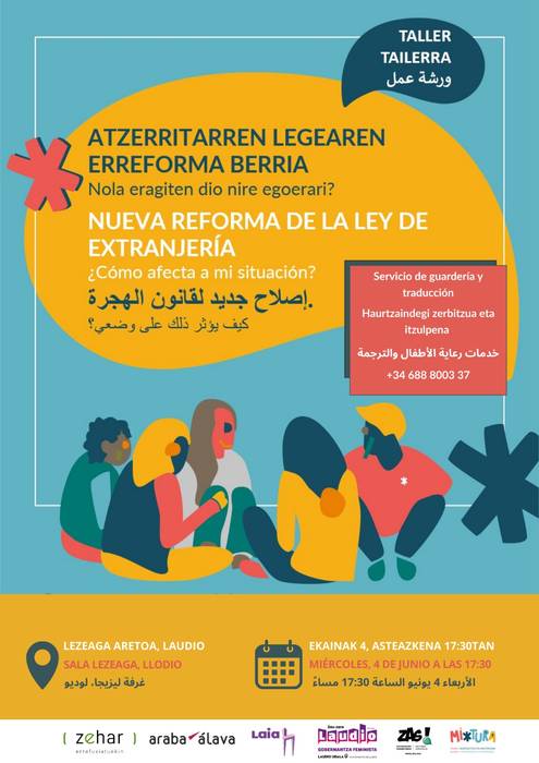 Atzerritarren legearen erreforma berriari buruzko tailerra