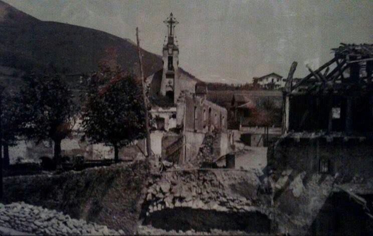 [EFEMERIDEA] Lau ume hil ziren duela 80 urte Aretan, gerra zibileko granada baten eztandaren ondorioz
