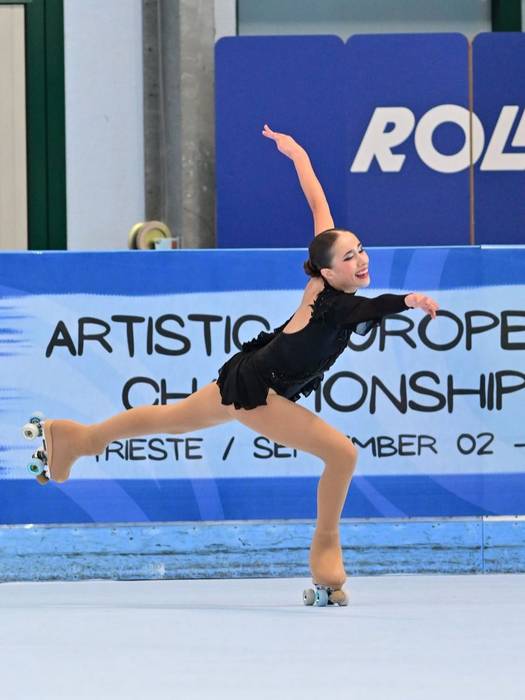 Ibone Suarez txapeldunorde Europako Patinaje Artistikoko Txapelketan