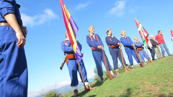 Baltasar Delgado "Tarín" milizianoa omendu zuten San Pedron, zauritu zuten leku berean