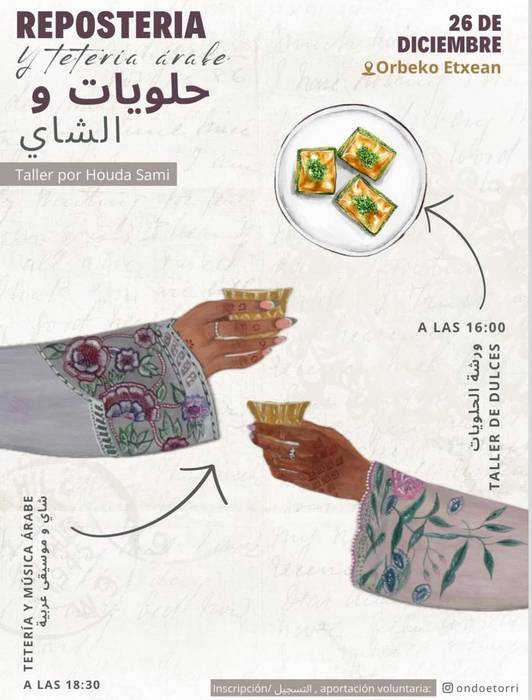 Gozoki eta te arabiar tailerra