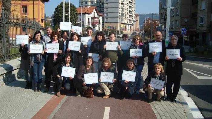 Justizia Administrazioko langileen protesta