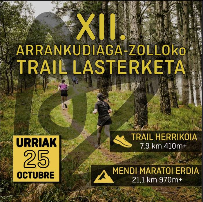XII. Arrankudiaga-Zolloko Trail lasterketa