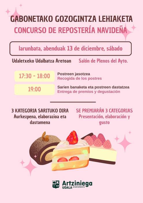 Gabonetako gozogintza tailerra