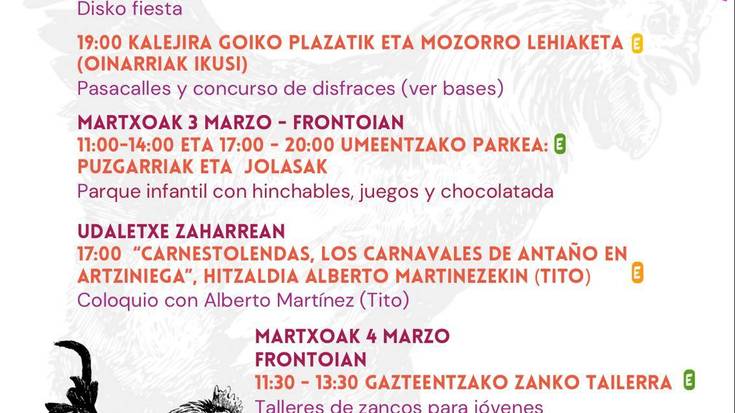 Inauteriak Artziniegan