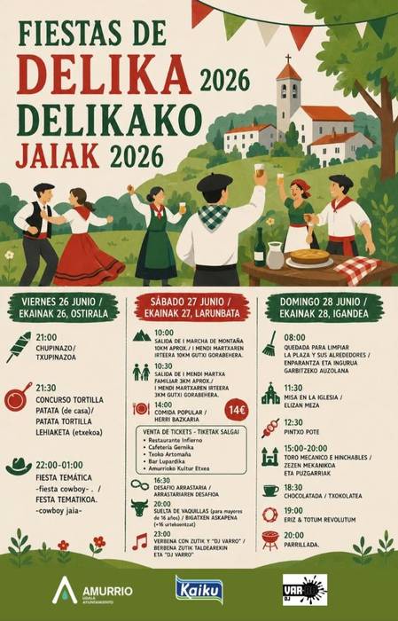 Delikako jaiak