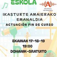 Udal Musika Eskolaren emanaldiak
