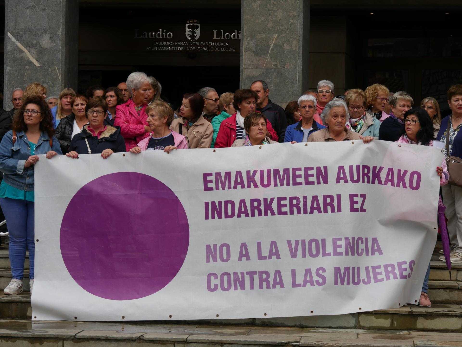 Indarkeria matxista pairatzen duten emakumeentzako diru-laguntzak murriztu dituztela salatu du EH Bilduk