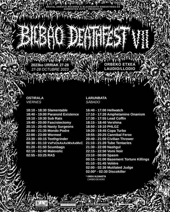 Bilbao Death Fest VII