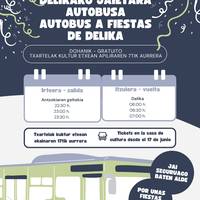 Delikako jaietara joateko doako autobusak