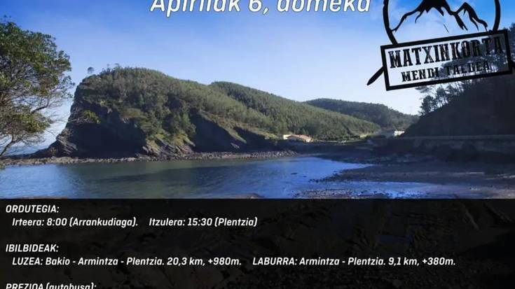 Mendi ibilaldia: Bakio-Armintza-Plentzia