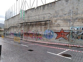 Harategi kaleak 200 m2-ko mural artistikoa hartuko du  