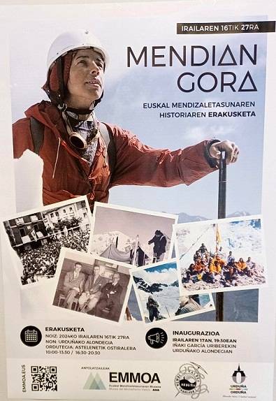 'Mendian gora' erakusketaren inaugurazioa