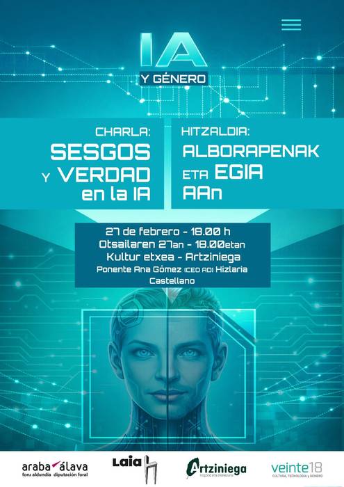 Adimen Artifiziala eta generoari buruzko hitzaldia