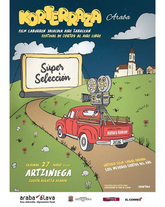 Korterraza film laburren jaialdia Artziniegan