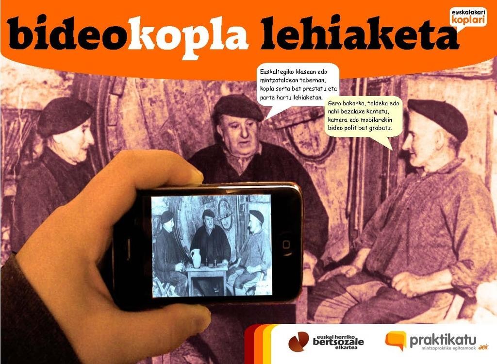 Mintzalagunentzako Bideokopla Lehiaketa abian da