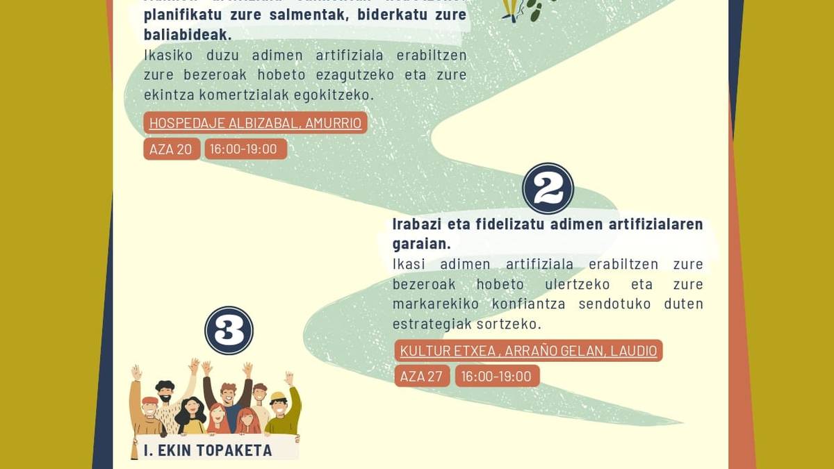 Aiaraldeko Kuadrillak Aiaraldean Ekin programaren edizio berria jarri du martxan eskualdeko ekintzailetza sendotzeko