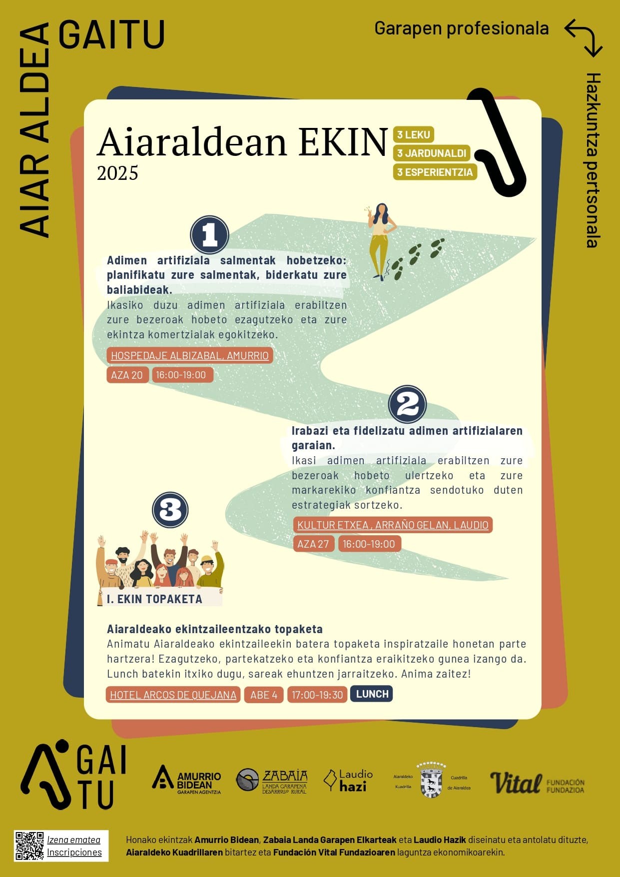 Aiaraldeko Kuadrillak Aiaraldean Ekin programaren edizio berria jarri du martxan eskualdeko ekintzailetza sendotzeko