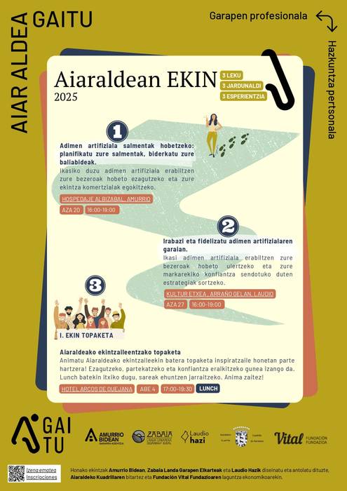Aiaraldeko Kuadrillak Aiaraldean Ekin programaren edizio berria jarri du martxan eskualdeko ekintzailetza sendotzeko