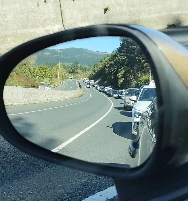 Bi herritar ospitaleratu dituzte Amurrion gertatutako trafiko istripuaren ondorioz