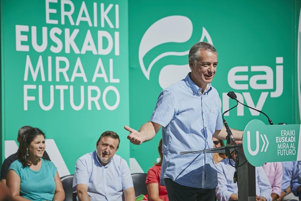 Hauteskundeen lehen asteburuak Iñigo Urkullu eta Arnaldo Otegi ekarriko ditu Aiaraldera