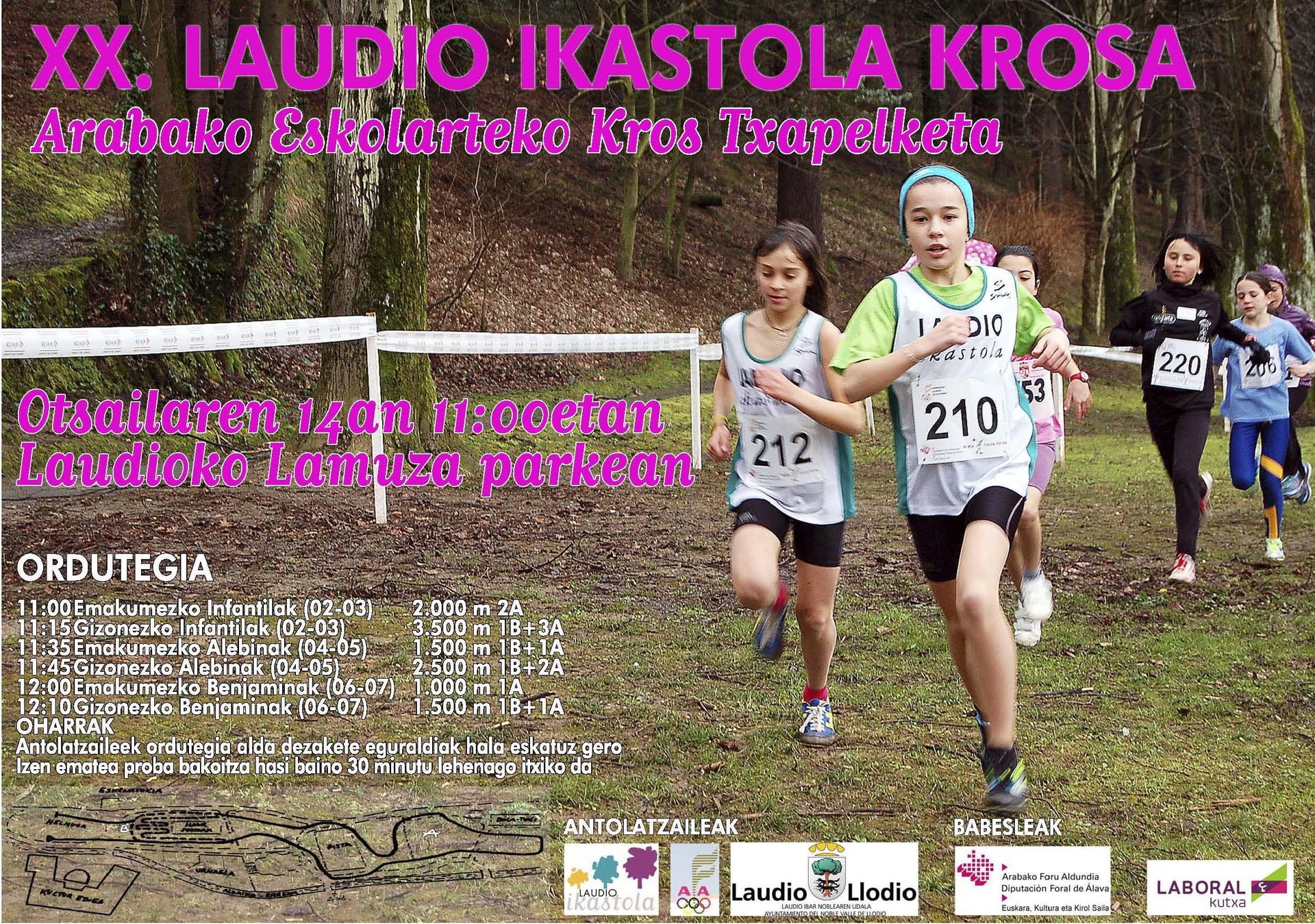XX. Laudio Ikastola Krosa lehiatuko da otsailaren 14an