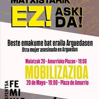 Arguedaseko erailketa matxista salatzeko mobilizazioa