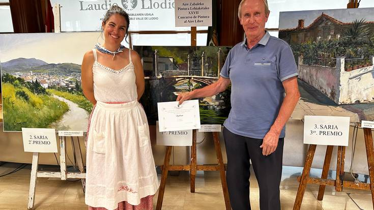 Ricardo Azkargorta Celayak aurtengo Sanrokeetako Margolarien Lehiaketako lehen saria eskuratu du