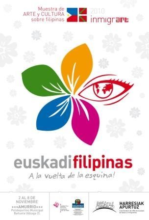 “InmigrArt”, Filipinen inguruko erakusketa Bañueta kiroldegian 