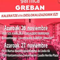 Maderas de Llodioko langileen mobilizazioa