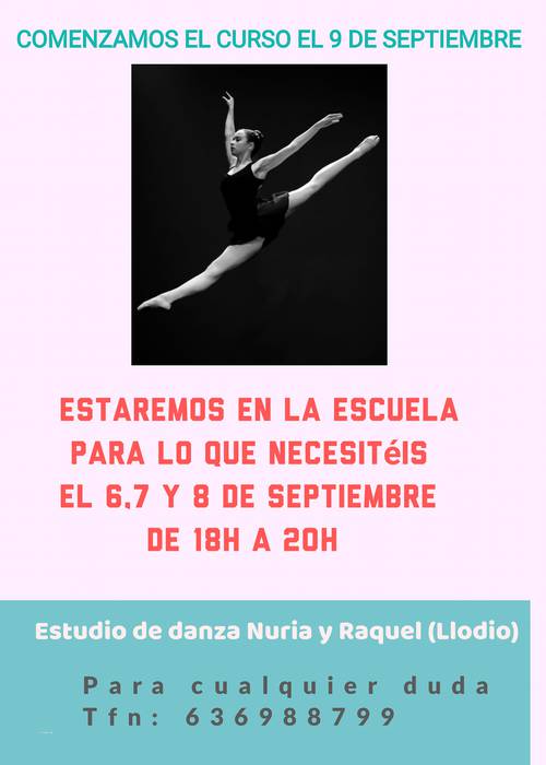 Nuria y Raquel dantza estudioko ate irekiak