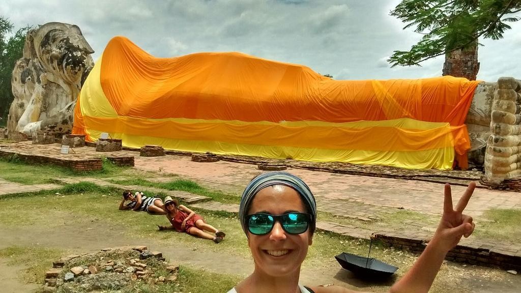 Reclining Buddha. Ayutthaya, Thailandia