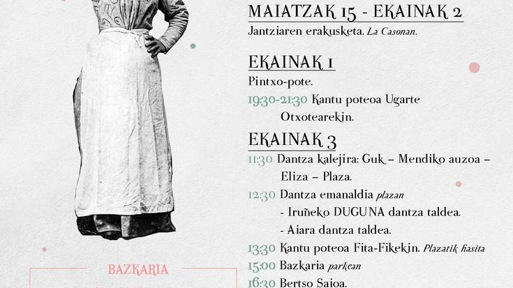 Amurriok Euskal Jaia ospatuko du ekainaren 1etik 3ra