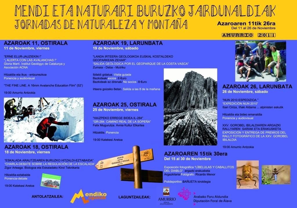 Mendi eta Naturari buruzko jardunaldiei hasiera emango zaie