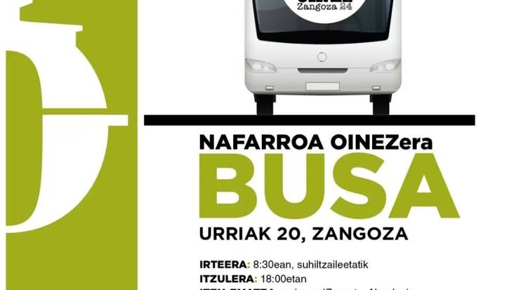 Nafarroa Oinez-era autobusa