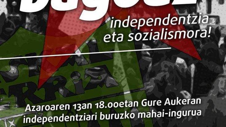 Bagoaz: independentziari buruzko mahai-ingurua