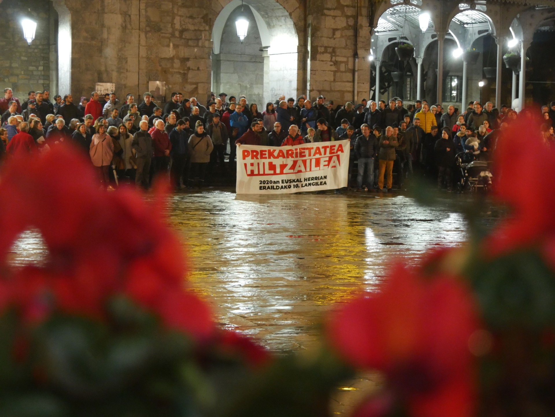 Garraiolari bat hil zen atzo Laudion, lan istripu ez traumatikoan
