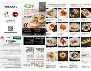 Laudioko XVI. Pintxo Lehiaketa: maiatzak 22, 23, 24, 29, 30 eta 31