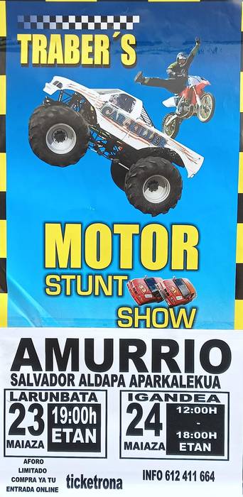 Traber's motor stunt show