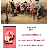 Euskal laiei buruzko hitzaldia