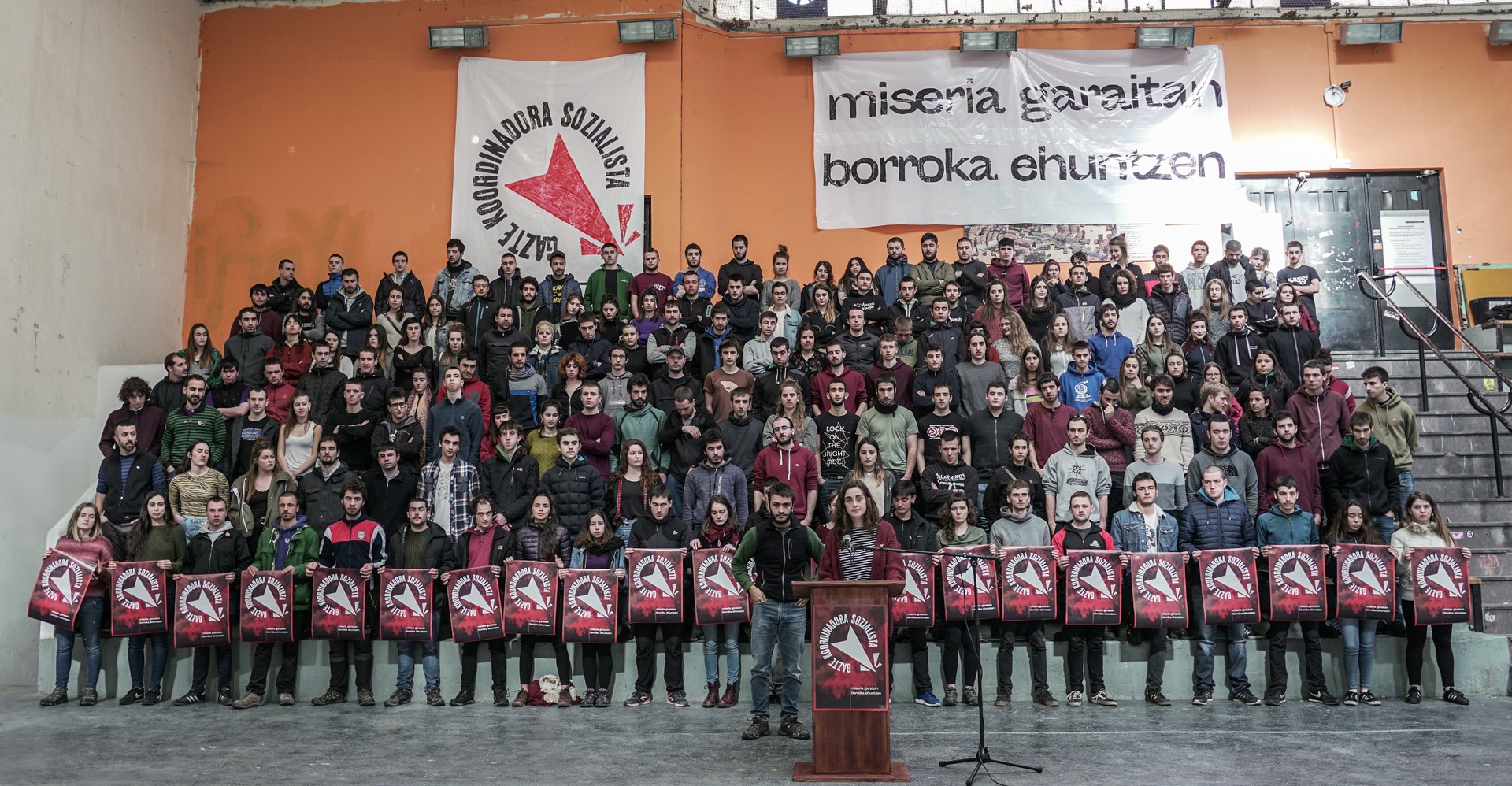 Laudion egingo ditu Gazte Koordinadora Sozialistak Araba eta Bizkaiko topaketak