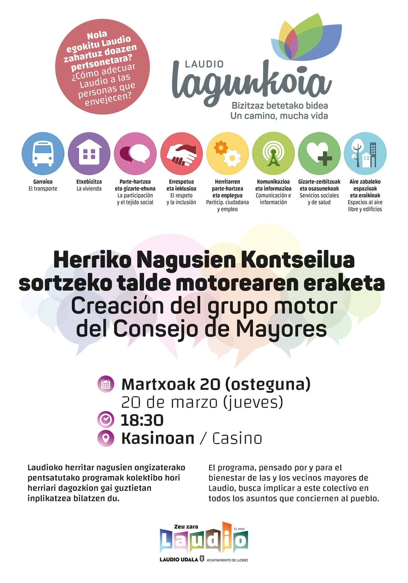 Datorren ostegunean Herriko Nagusien Kontseiluaren talde eragilea osatuko da