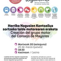 Datorren ostegunean Herriko Nagusien Kontseiluaren talde eragilea osatuko da