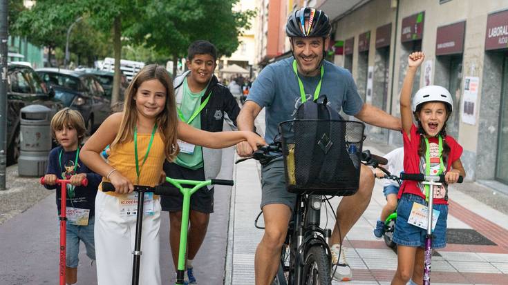 13.168,8 kilometro egin dituzte euskararen alde, Laudioko ikastetxeen arteko elkarlanari esker