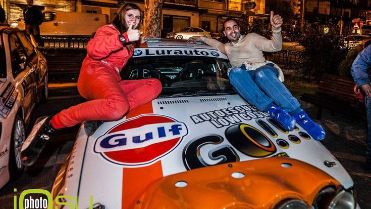 Aingeru Castro eta Alaitz Urkiola Euskadiko Rallysprinteko txapeldunak dira