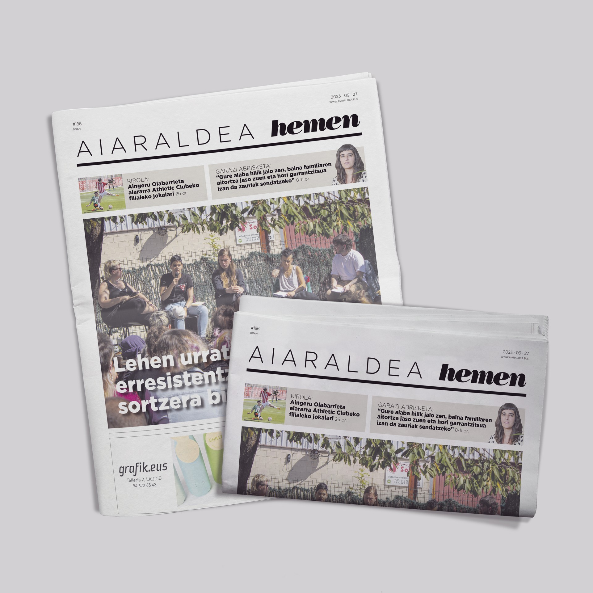 Trans pertsonen bizipenak eta dolu perinatala hizpide Aiaraldea Hemen hamabostekariaren zenbaki berrian