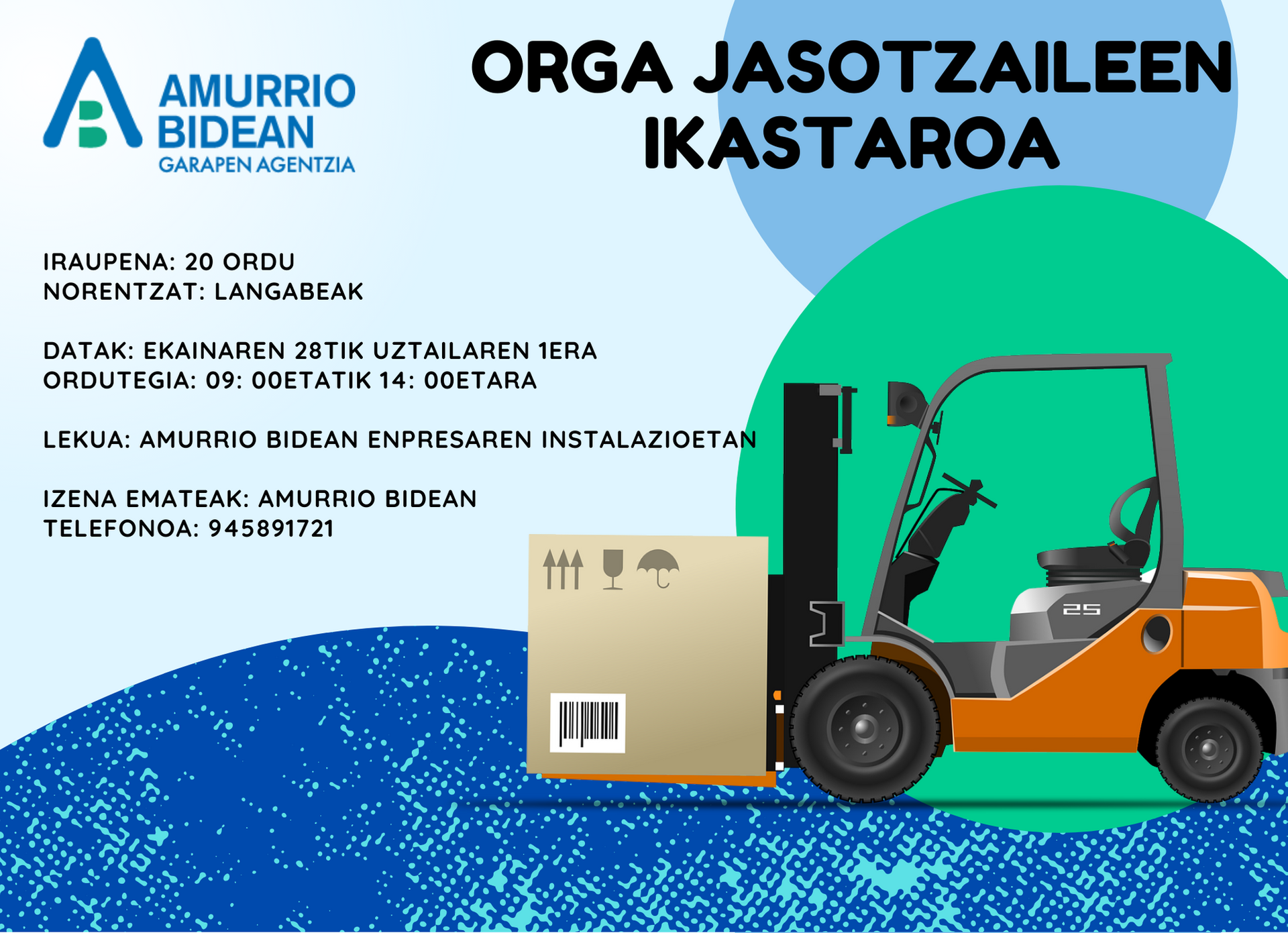 Ekaineko azken astean orga jasotzaileei buruzko ikastaroa emango da Amurrio Bideanen