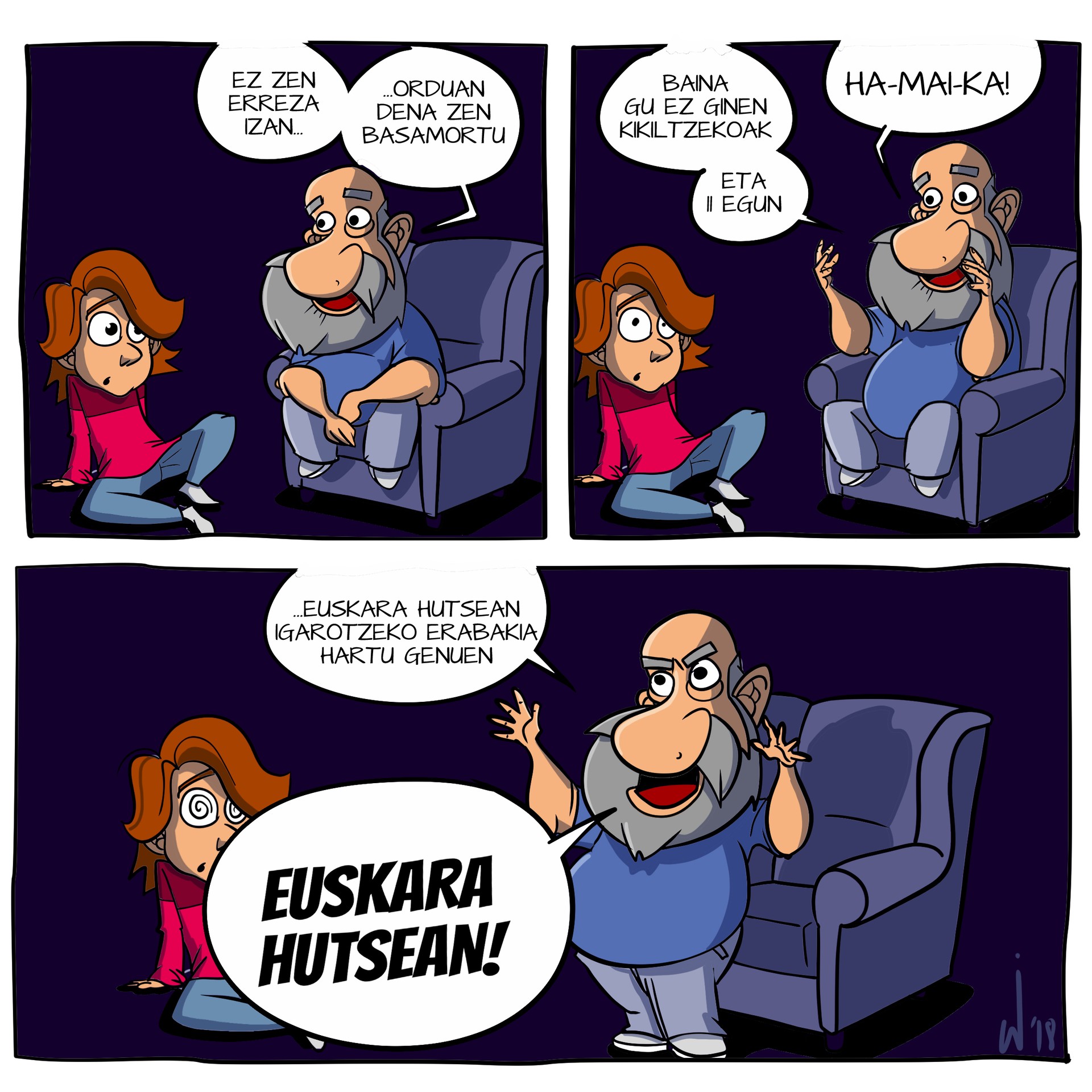 Euskara hutsean!