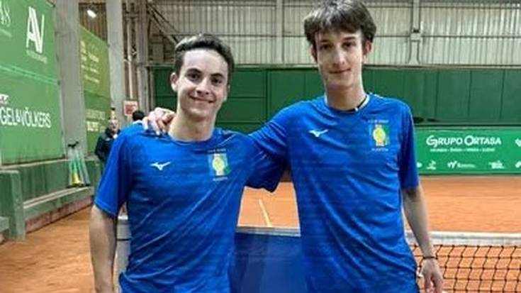 Ander Urkiza Euskadiko tenis txapelduna izan da bikoteka junior kategorian