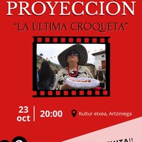 "La última croqueta" filmaren proiekzioa